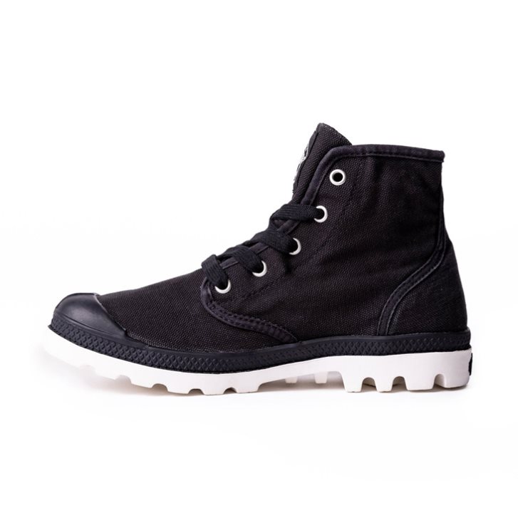 Palladium Pampa Hi Women's Boots Black | UK N978-TNJ